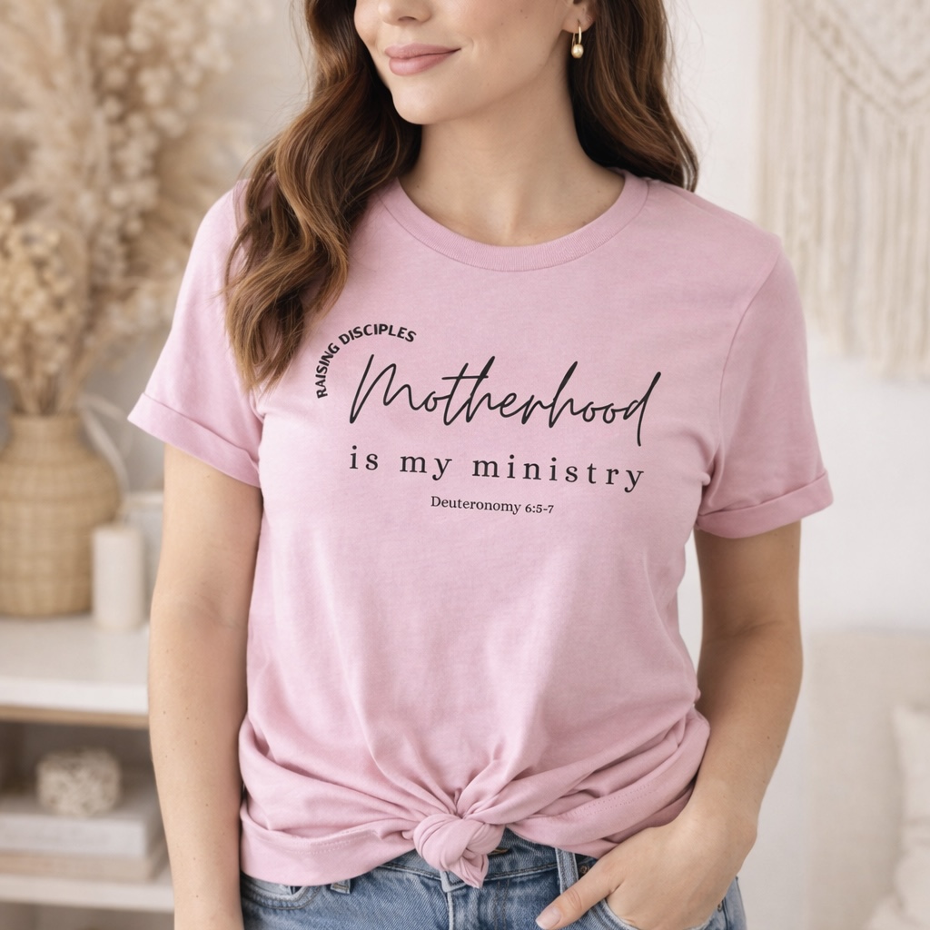 Motherhood is my Ministry Tee - PRE ORDER