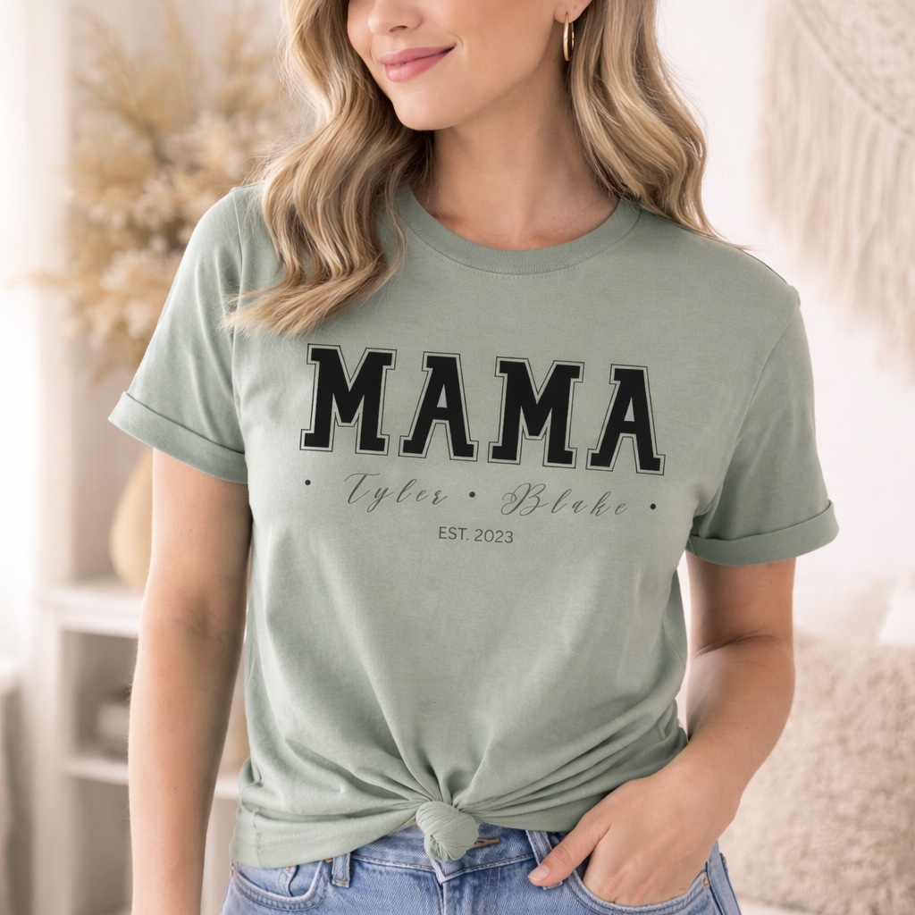 Personalized "MAMA" Tee - PRE ORDER