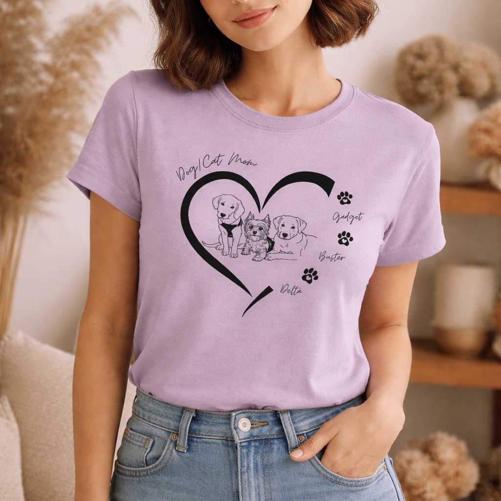 Pet Mom Tee - Personalizable - PRE ORDER